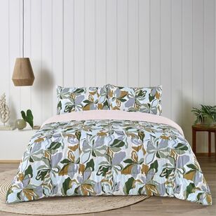 Emerald Hill Wildflower Printed Comforter Set Pink