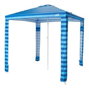 LiFE! Beach Cabana Teal & Stripe 1.74 x 1.74 m