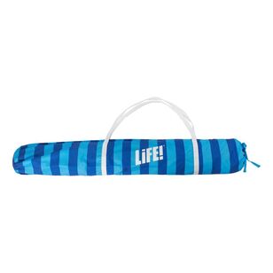 LiFE! Beach Cabana Teal & Stripe 1.74 x 1.74 m