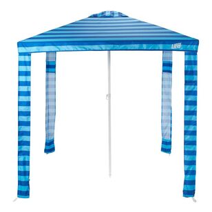 LiFE! Beach Cabana Teal & Stripe 1.74 x 1.74 m