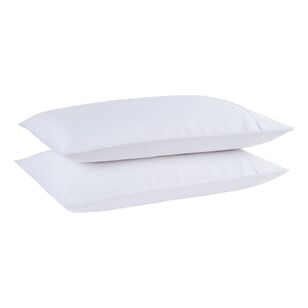 KOO 1000 Thread Count 2 Pack Standard Pillowcases White Standard