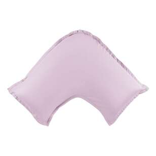 KOO 1000 Thread Count V Shape Pillowcases Lavender