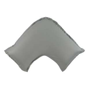 KOO 1000 Thread Count V Shape Pillowcases Pewter