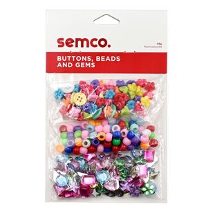 Semco Buttons Beads And Gems Assorted