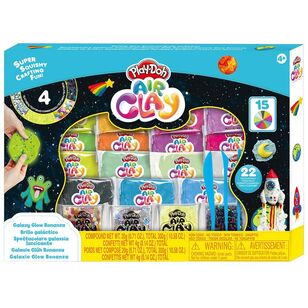 Play-Doh Air Clay Galaxy Glow Bonanza Kit Multicoloured