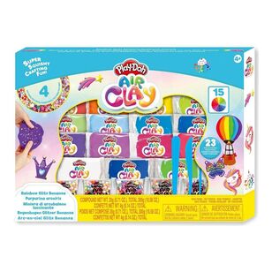 Play-Doh Air Clay Rainbow Glitz Bonanza Kit Multicoloured