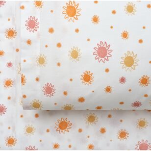 KOO Lottie Washed Cotton Sheet Set Multicoloured