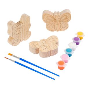 Club House Paint Your Own Butterfly Set Multicoloured