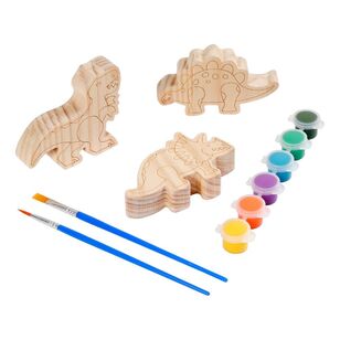 Club House Paint Your Own Dinosaur Set Multicoloured