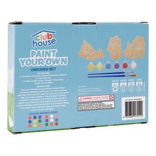 Club House Paint Your Own Unicorn Set Multicoloured