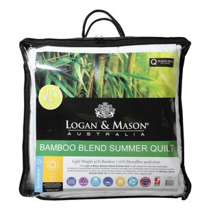 Logan & Mason Bamboo Blend Summer Quit White