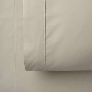 KOO Hotel Percale 2 Pack Standard Pillowcase Silver Standard