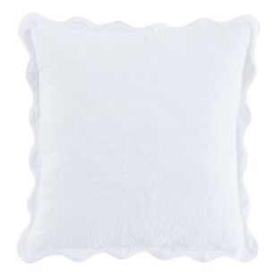 KOO Nita Scallop European Pillowcase White European