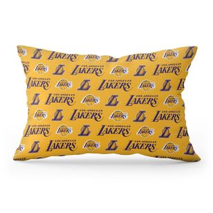 NBA LA Lakers Pillowcase Yellow Standard