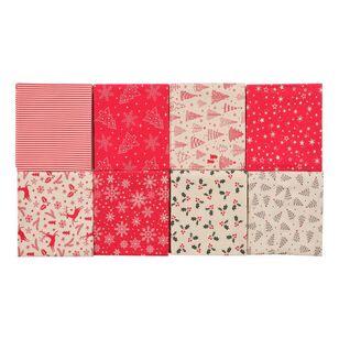 Jolly & Joy Christmas Scandi Mix Fat Flat Bundle Multicoloured 50 x 52 cm