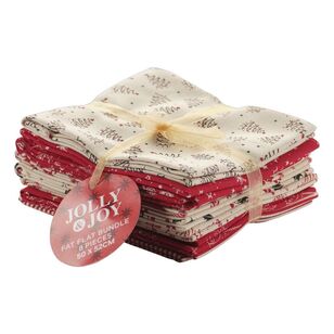 Jolly & Joy Christmas Scandi Mix Fat Flat Bundle Multicoloured 50 x 52 cm