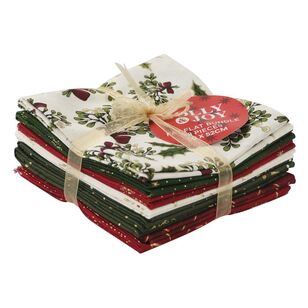 Christmas Metallics Flat Fat Bundle, 8 pieces Multicoloured 50 x 52 cm