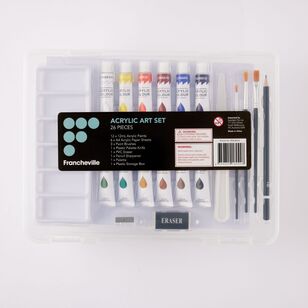 Francheville 26 Piece Set Acrylic Paint Multicoloured