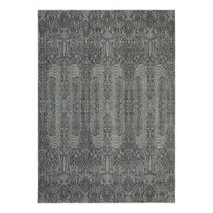 Luxury Living Opulence 1 New Zealand Wool & Viscose Rug Anthacite 230 x 160 cm