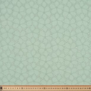 Blossom 112 cm Broidery Anglais Fabric Granite Green 112 cm