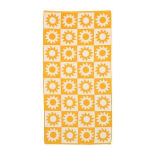 KOO Blaze Sun 550GSM Towel Collection Yellow