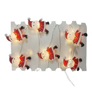 Jolly & Joy LED Santa Chain Christmas String Lights Multicoloured