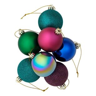 Jolly & Joy 70 Pack Christmas Baubles Jewel