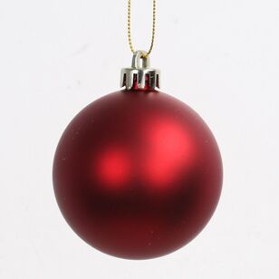 Jolly & Joy Christmas Bauble 24-pack Red