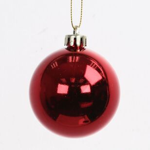 Jolly & Joy Christmas Bauble 24-pack Red