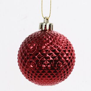 Jolly & Joy Christmas Bauble 24-pack Red