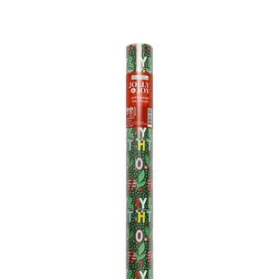 Jolly & Joy Fa La La Christmas Wrap Multicoloured