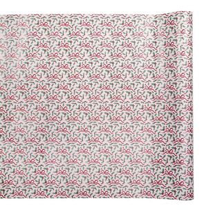 Jolly & Joy Holly and Bow Print Christmas Wrap Multicoloured