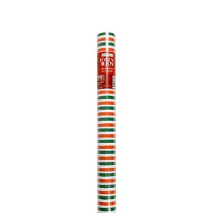 Jolly & Joy Striped Christmas Wrap Multicoloured