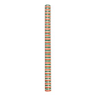 Jolly & Joy Striped Christmas Wrap Multicoloured