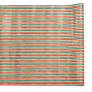 Jolly & Joy Striped Christmas Wrap Multicoloured