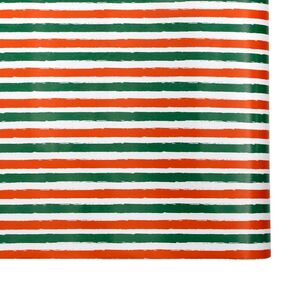 Jolly & Joy Striped Christmas Wrap Multicoloured