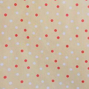 Jolly & Joy Spots Christmas Wrap Multicoloured