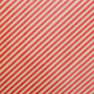 Jolly & Joy Red Stripe Christmas Wrap Multicoloured