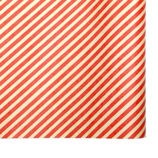 Jolly & Joy Red Stripe Christmas Wrap Multicoloured