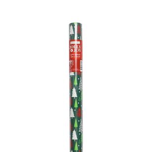 Jolly & Joy Xmas Trees Christmas Wrap Multicoloured