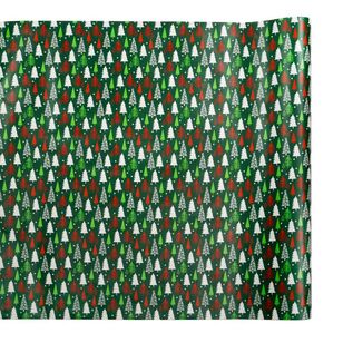 Jolly & Joy Xmas Trees Christmas Wrap Multicoloured