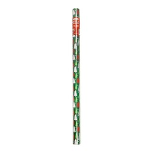 Jolly & Joy Xmas Trees Christmas Wrap Multicoloured