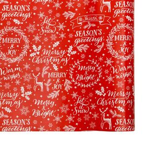 Jolly & Joy Merry Christmas Wrap Multicoloured