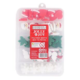 Jolly & Joy Polymer Christmas Craft Bento Box  Multicoloured