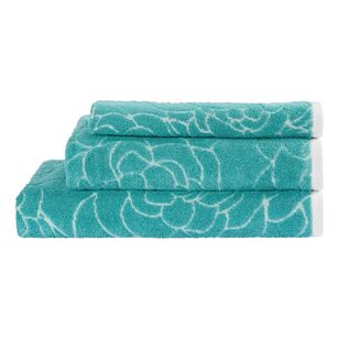 KOO Clover 550GSM Towel Collection Teal