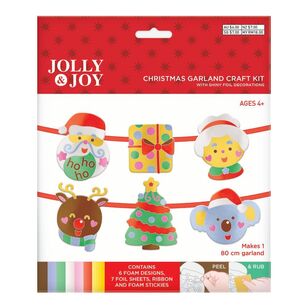 Jolly & Joy Foam Garland Christmas Craft Kit Multicoloured