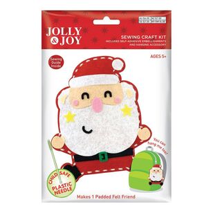 Jolly & Joy Felt Friends Santa Christmas Sewing Craft Kit Multicoloured