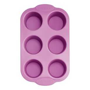 Wiltshire Silicone Muffin Pan Purple 6 Cup