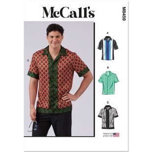 McCall's M8459 Men's Shirt Pattern White