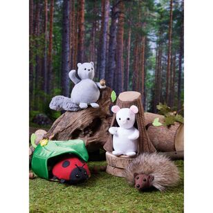 McCall's M8469 Plush Animals With Leaf and Tree Houses by Carla Reiss Design Pattern White One Size